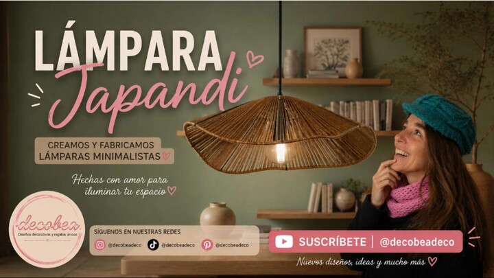 Lámpara de Techo Japandi Minimalista Decobea