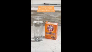 5 Benefits of Drinking Water with Baking Soda #shorts