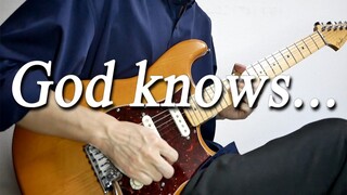 【凉宫春日的忧郁】「God knows...」电吉他 Cover