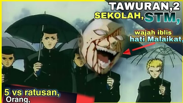TAWURAN DUA SEKOLAH STM YG PENUH SALAH FAHAM. - alur cerita ,Angel densetsu , episode 2