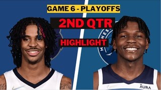 Memphis Grizzlies vs Timberwolves 2nd game 6 playoffs April 29th | 2022 NBA Season