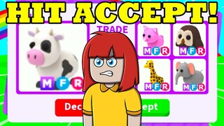 I TRADED MY MEGA COW (ADOPT ME)