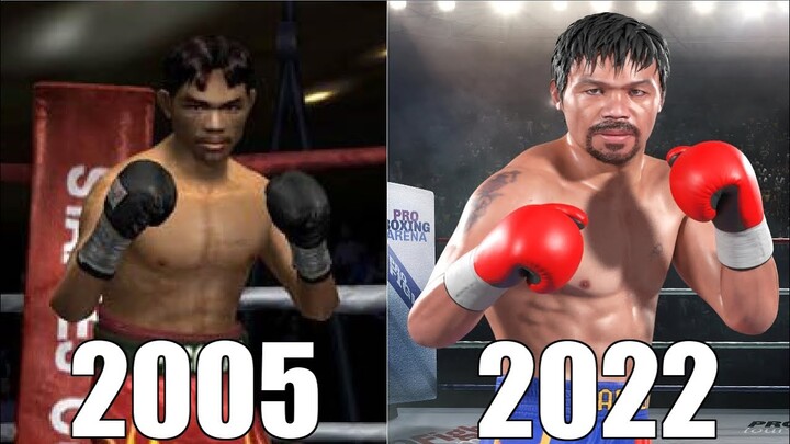 Evolution of Manny Pacquiao in Games [2005-2022]