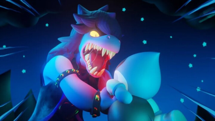 【Deltarune/แอนิเมชั่น 3 มิติคุณภาพสูง】Lancer Vs. Susiezilla!