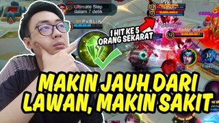 SERANG DEKET MALAH GA ADA DAMAGE, BUAT PLAYER YANG TAKUT FEEDER CUMA HERO INI YANG BISA