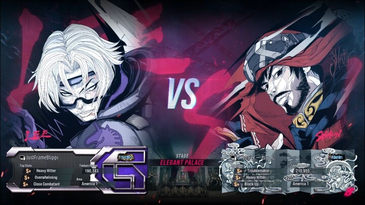 Tekken 8 Ranked - Road to Kishin - JustFrameBlippi (Lee - Raijin) vs メロディちゃん (Shaheen - Kishin)