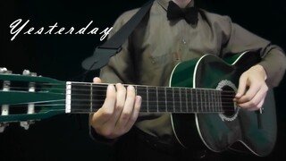 The Beatles - Yesterday (cover) on acoustic guitar. Классическая гитара Bandes C
