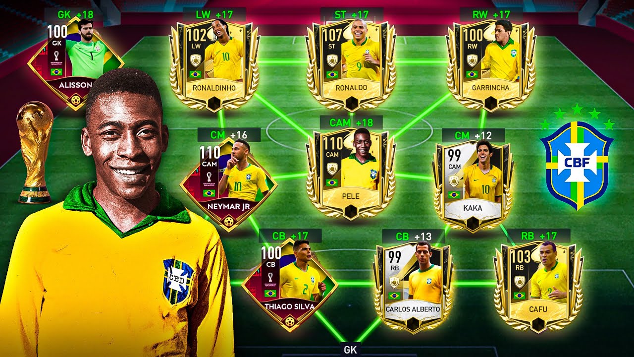 PSG ( Paris Saint-Germain ) - Best Ever Squad Builder! Ramos, Messi,  Neymar!! FIFA Mobile 22 