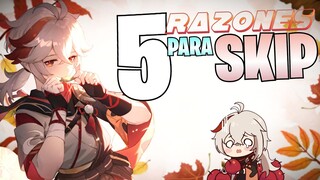 🍁 5 RAZONES PARA SKIPEAR A KAEDEHARA KAZUHA 🍁 Genshin Impact