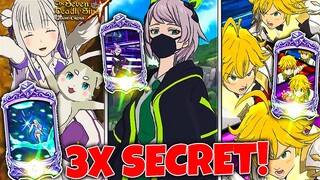 3x SECRET TECHNIQUE ULT RUSH TEAM! | Seven Deadly Sins: Grand Cross