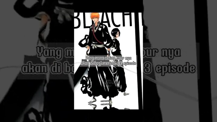 Bleach Comeback Bleach Thousand Year Blood War❗ #bleach #bleachtybw #bleachanime #ichigo #anime