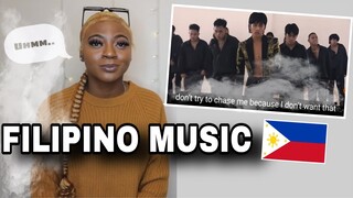 REACTION TO FILIPINO MUSIC (FELIP, SB 19, 1ST.ONE, ZACK TABUDLO..)| @Lessly I