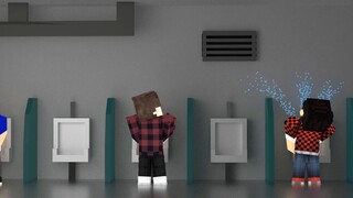 [Original | Minecraft Animation] Current situation of men's toilets