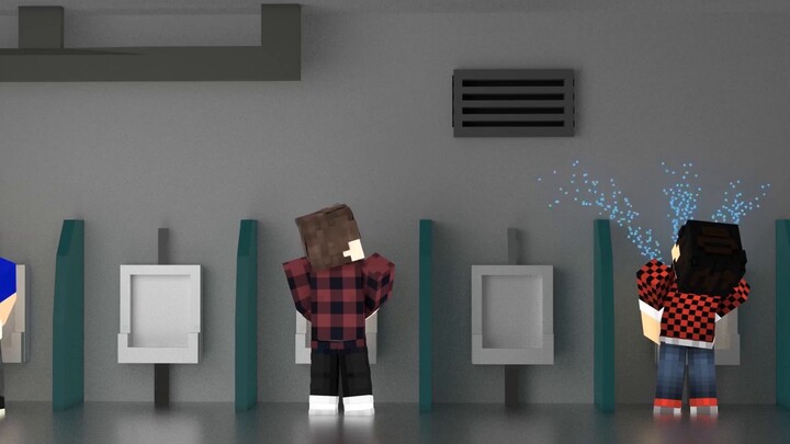 [Asli |. Animasi Minecraft] Situasi toilet pria saat ini