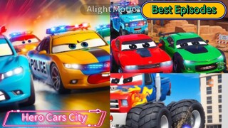 Hero Cars City Best Compilation (Episode 15)