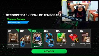 🎁 DAN RECOMPENSAS *Gratis* x FINAL del TEMPORADA en FC 24 Mobile *Nuevos Sobres División Rivals*