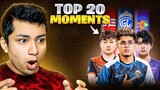ROLEX REACTS to TOP 20 MOMENTS IN PUBG MOBILE ESPORTS HISTORY