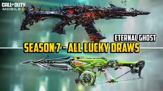 Season 7 All Lucky Draws CODM - New Legendary Guns COD Mobile (2024)