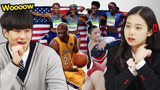 Korean Teenagers Get Shocked At American Sports Skills  !