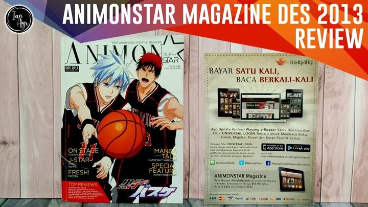 [ REVIEW ] Buku Animonstar Magazine Desember 2013 Majalah Indonesia Anime アニメ Manga 漫画 Tokusatsu 特撮