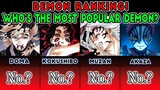 [Demon Slayer] The top 15 popular enemy characters! Which character will be number one!?