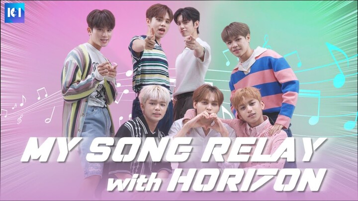 HORI7ON sing their favorite Filipino songs ðŸŽ¶ðŸŽ¤ | My Song Relay