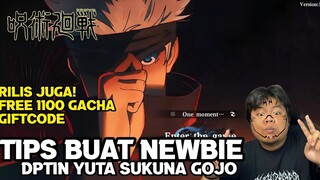 Rilis Juga Jujutsu Kaisen Mobile Free 1100 Draw Giftcode & Tips Buat Newbie Dapatin Yuta Gojo Sukuna