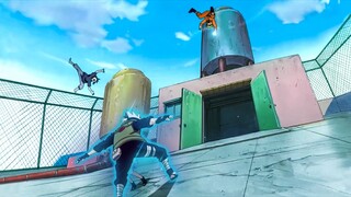 Naruto and Sasuke's conflict was interrupted when Kakashi promptly stopped it