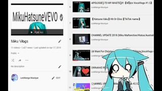 Goodbye MikuVlogs!? (Also Channel Hiatus Announcement)