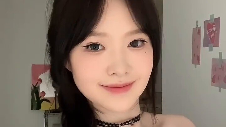 Kepangan samping yang dipilin sama seperti Yu Shuxin~sangat lembut dan gila!