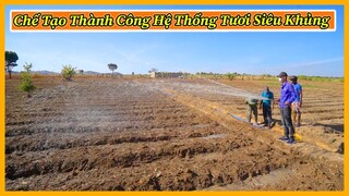 Quanglinhvlogs || Sau Nhiều Lần Thất Bại Cũng Chế Tạo Thành Công Hệ Thống Tưới Nước Ổn Định Hơn