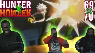 HUNTER X HUNTER EPISODE 69 & 70 REACTION | MOST INTENSE DODGEBALL EVER!!