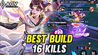 AOV : VIOLET GAMEPLAY | BEST BUILD 16 KILLS - ARENA OF VALOR LIÊNQUÂNMOBILE ROV