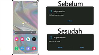 Tutorial Mengatasi Tidak Bisa Memasang Alight Motion Di Samsung A11 Setelah Di Upgrade Ke Android 11