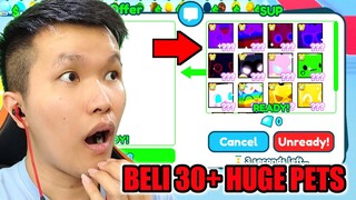 AKU BELI 30+ HUGE PET UNTUK HABISIN SEMUA GEMS DI PET SIMULATOR X!? - ROBLOX INDONESIA