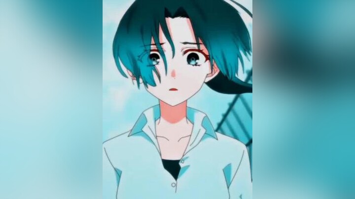 Vẫn mái tóc màu xanh ấy. Chỉ biết tương tư☺️ anime kamiya shikimori animeedit xuhuong xuhuonganime