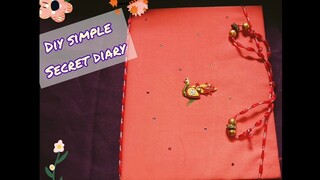 DIY diary from waste materials