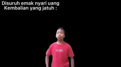 ketika di suruh nyari uang kembalian yg jatuh!