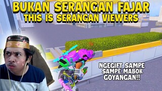 BUKAN SERANGAN FAJAR THIS IS SERANGAN VIEWERS!!! SAMPE MABOK GOYANGAN NGAHAHA!!! | PUBG Mobile