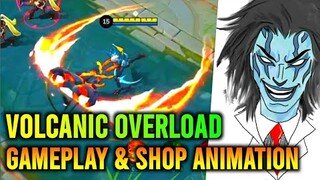 KHUFRA EPIC SKIN VOLCANIC OVERLORD GAMEPLAY - MLBB