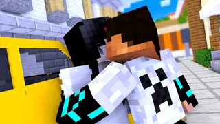 Herobrine kiss Sadako Love Story - Funny Minecraft Animation