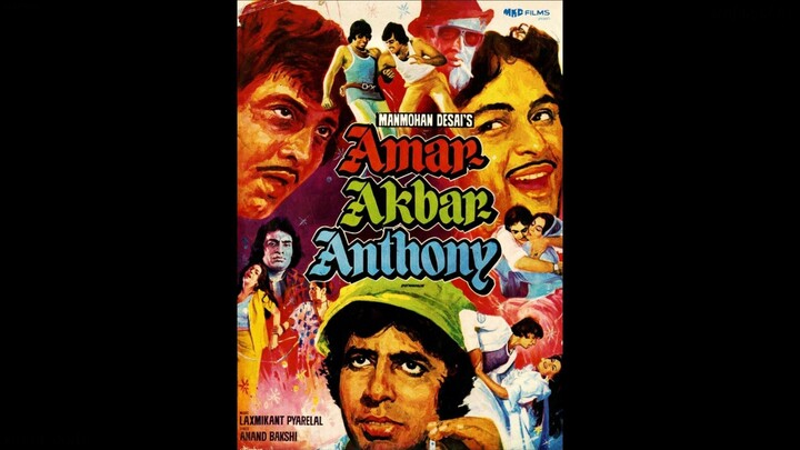 Amar Akbar Anthony (1977) // Amitabh Bachchan, Vinod Khanna, Rishi Kapoor, Pran