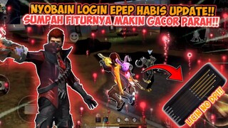 SOLO SQUAD NYOBA LOGIN EPEP AFTER UPDATE‼️SUMPAH FITURNYA MAKIN KEREN PARAH🔥 || FREE FIRE INDONESIA