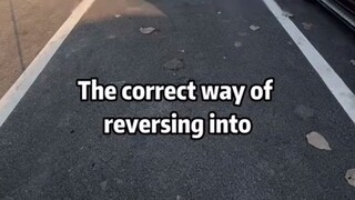 The correct way of parking your Car in reverse #shorts