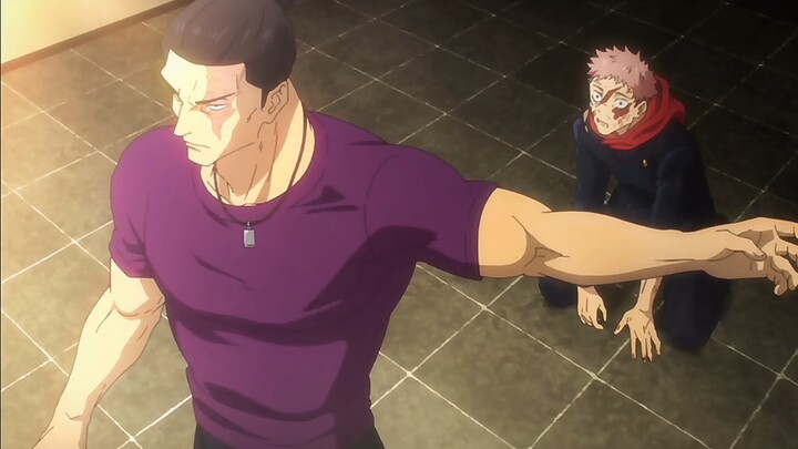 “Just as the live-action character was about to kill Itadori, a reassuring sound suddenly rang out i