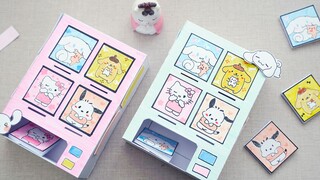 [Keseharian] [Kerajinan Tangan] Mesin Penjual Buku Catatan Mini Sanrio