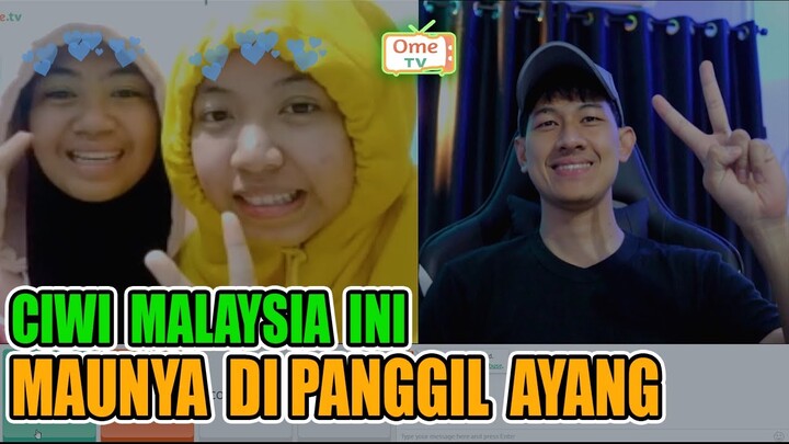TERNYATA CIWI MALAYSIA JUGA DEMEN AYANG2AN  - OME.TV INTERNATIONAL