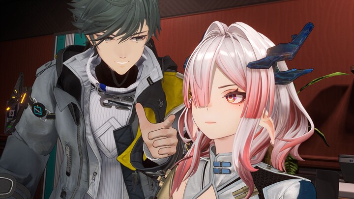 A woman has everything under control!