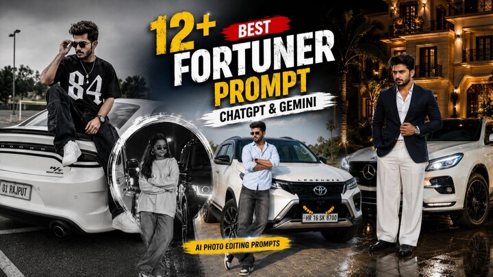 How to Make a Fortuner AI Photo with ChatGPT 🔥 | Viral AI Photo Editing Tutorial