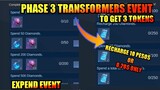 Phase 3 Transformers Token Event | Get 3 Tokens for only 10 Pesos or 0.20$ | Release Date | MLBB